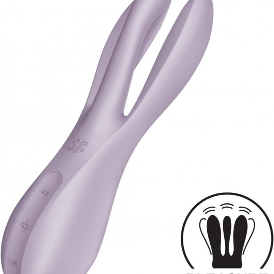 Кліторальний вібратор Satisfyer Threesome 2 Violet Кліторальний вібратор Satisfyer Threesome 2 Violet