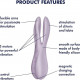 Кліторальний вібратор Satisfyer Threesome 2 Violet Кліторальний вібратор Satisfyer Threesome 2 Violet