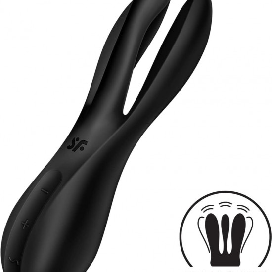 Кліторальний вібратор Satisfyer Threesome 2 Black Кліторальний вібратор Satisfyer Threesome 2 Black