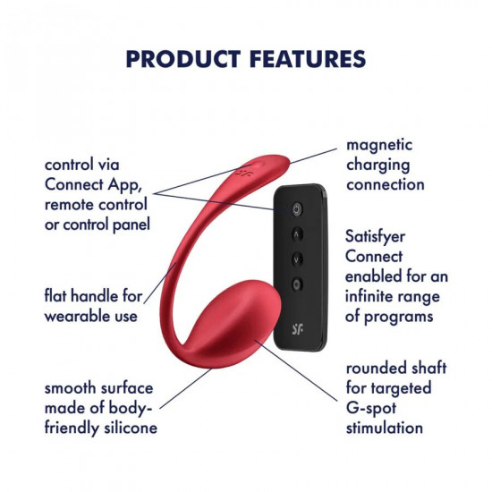 Віброяйце Satisfyer Shiny Petal Connect App Віброяйце Satisfyer Shiny Petal Connect App