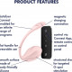 Віброяйце Satisfyer Ribbed Petal Connect App Rose Віброяйце Satisfyer Ribbed Petal Connect App Rose