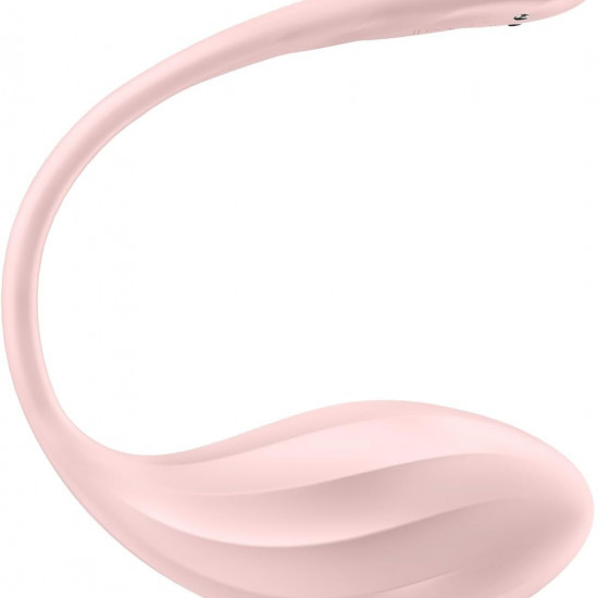 Віброяйце Satisfyer Ribbed Petal Connect App Rose Віброяйце Satisfyer Ribbed Petal Connect App Rose