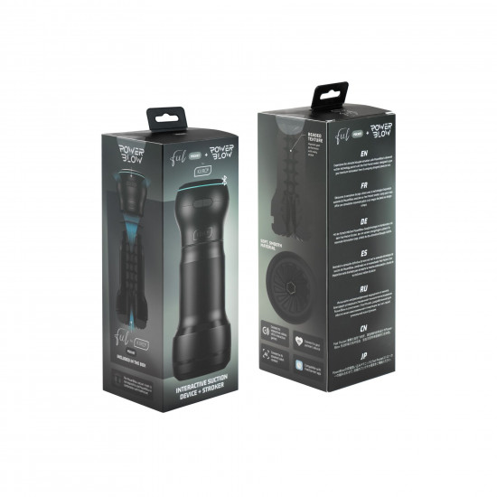 Мастурбатор Kiiroo Feel Pocket зі всмоктувальною інтерактивною насадкою PowerBlow Combo Set Мастурбатор Kiiroo Feel Pocket зі всмоктувальною інтерактивною насадкою PowerBlow Combo Set