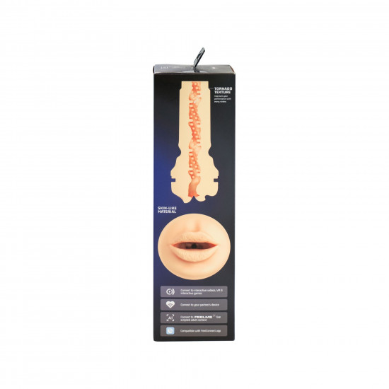 Мастурбатор-ротик Kiiroo Feel Mouth зі всмоктувальною інтерактивною насадкою PowerBlow Combo Set Мастурбатор-ротик Kiiroo Feel Mouth зі всмоктувальною інтерактивною насадкою PowerBlow Combo Set