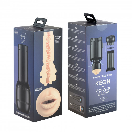 Мастурбатор-ротик Kiiroo Feel Mouth сумісний з PowerBlow Мастурбатор-ротик Kiiroo Feel Mouth сумісний з PowerBlow
