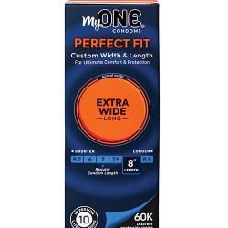 Презервативи MyONE Extra Wide & Long 10 шт, картонна коробка