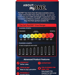 Презервативи MyONE Super Wide 10 шт, картонна коробка