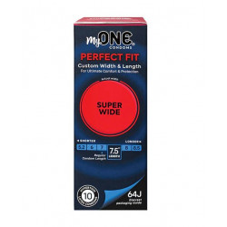 Презервативи MyONE Super Wide 10 шт, картонна коробка