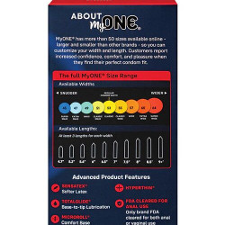 Презервативи MyONE Super Wide & Long 10 шт, картонна коробка