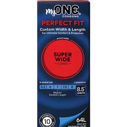 Презервативи MyONE Super Wide & Long 10 шт, картонна коробка