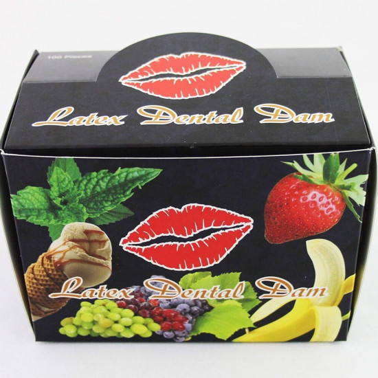 Набір латексних серветок Latex Dental Dams Assorted 100 шт Набір латексних серветок Latex Dental Dams Assorted 100 шт