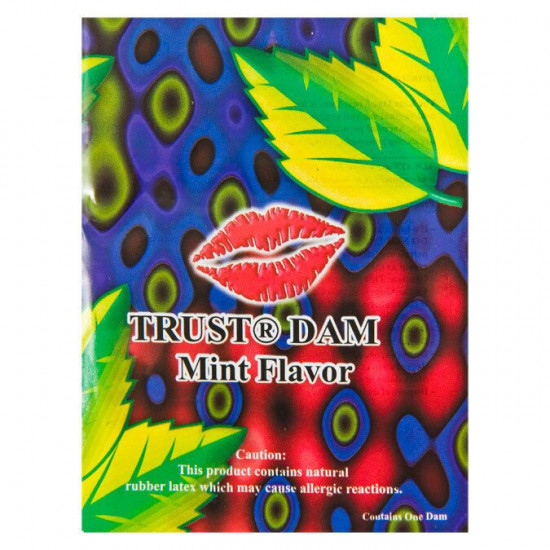 Латексна серветка Latex Dental Dams Mint 1 шт Латексна серветка Latex Dental Dams Mint 1 шт
