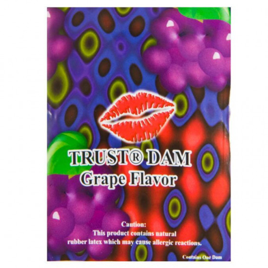 Латексна серветка Latex Dental Dams Grape 1 шт Латексна серветка Latex Dental Dams Grape 1 шт