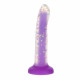 Фалоімітатор, що світиться в темряві, ADDICTION Rave 8″, Glow in the Dark Dildo Purple Confetti, 20,3 см Фалоімітатор, що світиться в темряві, ADDICTION Rave 8″, Glow in the Dark Dildo Purple Confetti, 20,3 см