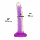 Фалоімітатор, що світиться в темряві, ADDICTION Rave 8″, Glow in the Dark Dildo Purple Confetti, 20,3 см Фалоімітатор, що світиться в темряві, ADDICTION Rave 8″, Glow in the Dark Dildo Purple Confetti, 20,3 см