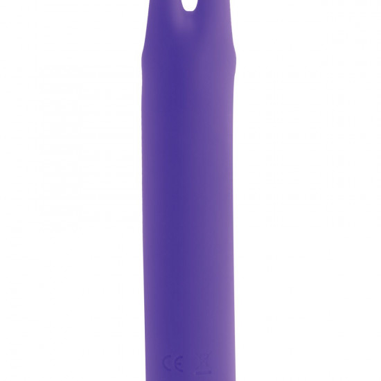 Вібратор S Pleasures Bullets Amethyst, фіолетовий, з двома відростками, 10 режимів, діаметр 2,8 см