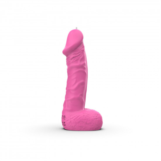 Свічка у вигляді члена Pure Bliss MINI Pink 15 см