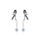 Затискачі для сосків Liebe Seele Glow-in-dark Nipple Clamps Blue