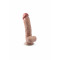 Фалоімітатор SilexD Johnny Premium Real Skin Flesh (7in MODEL 1), ультрареалістик, діаметр 3,8 см