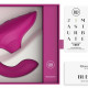 Вагінально-кліторальний стимулятор Womanizer Blend Vibrant Pink, вібрація + вакуум, 2 мотори