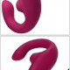 Вагінально-кліторальний стимулятор Womanizer Blend Vibrant Pink, вібрація + вакуум, 2 мотори