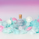 Масажний гель EXSENS With Love Cotton Candy 50 мл, розігрівальний, без цукру, їстівний