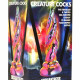 Фентезійний скляний фалоімітатор Creature Cocks Enchanting Rainbow Glass Dildo, 16 см
