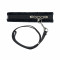 Нашийник із повідцем Punishment - Crystal Collar & Leash - Black