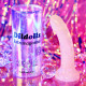 Дилдо з блискітками Love To Love DILDOLLS - EXTRAVAGANZA, ультрам’який