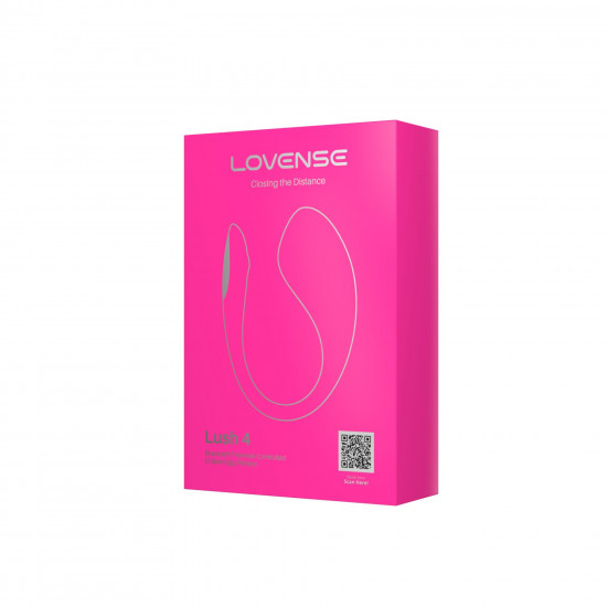 Смарт-віброяйце Lovense Lush 4, дуже потужне, швидке заряджання, LED-підсвічування