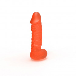 Крафтове мило-член з присоскою Чистий Кайф LARGE Orange, натуральне