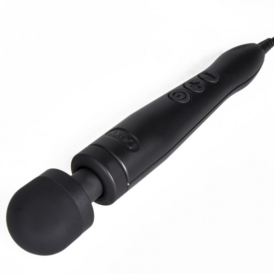 Вібромасажер DOXY Die Cast 3 Matt Black, дуже потужний, живлення 220В, металевий корпус