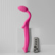 Безремінний страпон з вібрацією Strap-On-Me Vibrating Fuchsia M, діаметр 3,8 см, пульт ДК, регульований