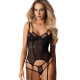 Корсет Obsessive Arrowel Black corset S/M