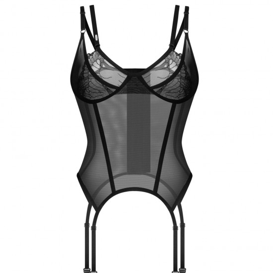 Корсет Obsessive Arrowel Black corset S/M