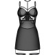 Бебі-долл Obsessive Arrowel Black chemise S/M