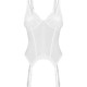 Корсет Obsessive Arrowel White corset 2XL/3XL