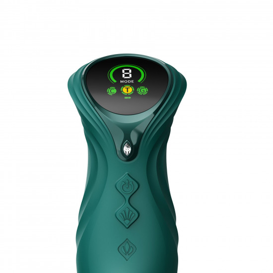 Пульсатор-кролик з вібрацією Zalo Mose 2 Turquoise Green