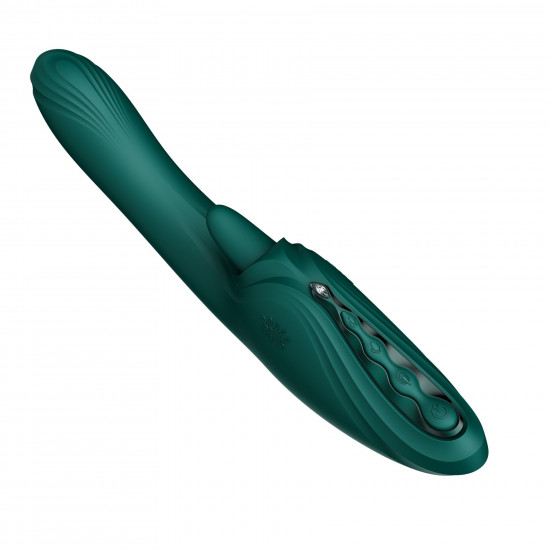 Вібратор-кролик Zalo Ares Turquoise Green