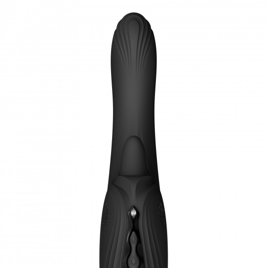 Вібратор-кролик Zalo Ares Obsidian Black