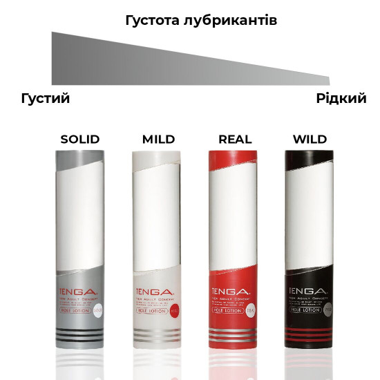 Лубрикант стандартної консистенції Tenga Hole Lotion Real (170 мл) на водній основі, універсальний Лубрикант стандартної консистенції Tenga Hole Lotion Real (170 мл) на водній основі, універсальний
