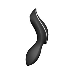 Вакуумний стимулятор з вібрацією Satisfyer Curvy Trinity 2 Black