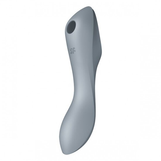 Вакуумний стимулятор з вібрацією Satisfyer Curvy Trinity 3 BlueGrey Вакуумний стимулятор з вібрацією Satisfyer Curvy Trinity 3 BlueGrey