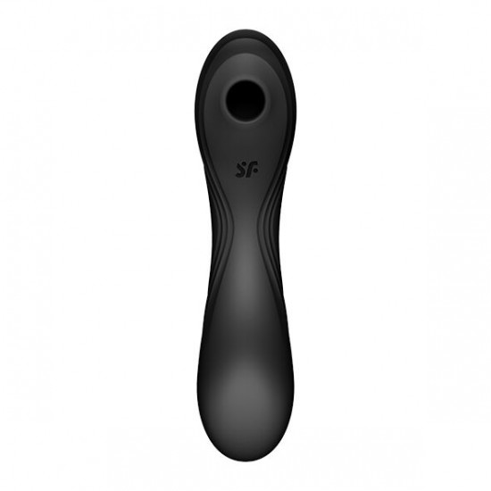 Вакуумний стимулятор з вібрацією Satisfyer Curvy Trinity 4 Black Вакуумний стимулятор з вібрацією Satisfyer Curvy Trinity 4 Black