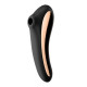 Вакуумний стимулятор з вібрацією Satisfyer Dual Kiss Black Вакуумний стимулятор з вібрацією Satisfyer Dual Kiss Black