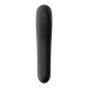 Вакуумний стимулятор з вібрацією Satisfyer Dual Kiss Black Вакуумний стимулятор з вібрацією Satisfyer Dual Kiss Black