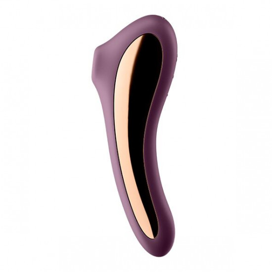 Вакуумний стимулятор з вібрацією Satisfyer Dual Kiss Wine Red Вакуумний стимулятор з вібрацією Satisfyer Dual Kiss Wine Red