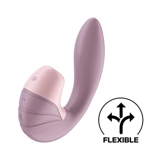 Вакуумний вібратор Satisfyer Supernova Old Rose, 2 положення ствола Вакуумний вібратор Satisfyer Supernova Old Rose, 2 положення ствола