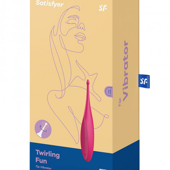 Вібратор для клітора Satisfyer Twirling Fun Magenta Вібратор для клітора Satisfyer Twirling Fun Magenta