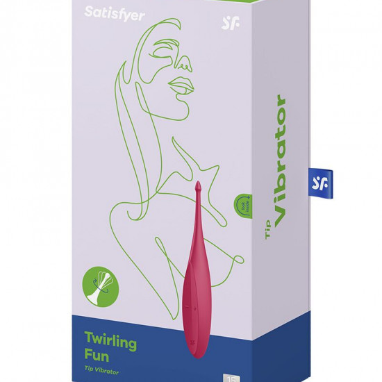 Вібратор для клітора Satisfyer Twirling Fun Poppy Red Вібратор для клітора Satisfyer Twirling Fun Poppy Red